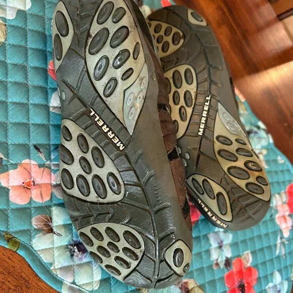 Merrell Caper Bracken Lace Walking Hiking Shoes Size 7 - Picture 4 of 4